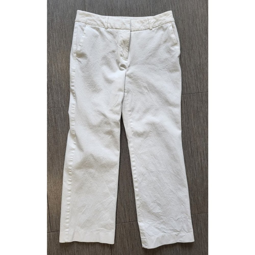 Talbots White Newport Pants, Size 4 Petite